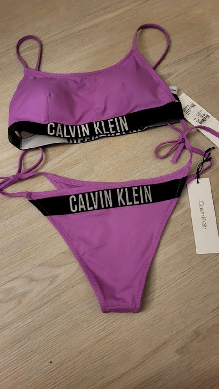 Maillot de bain 2 pièces calvin klein - photo numéro 1