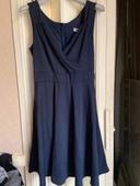 Robe bleue marine Grâce Karin taille L