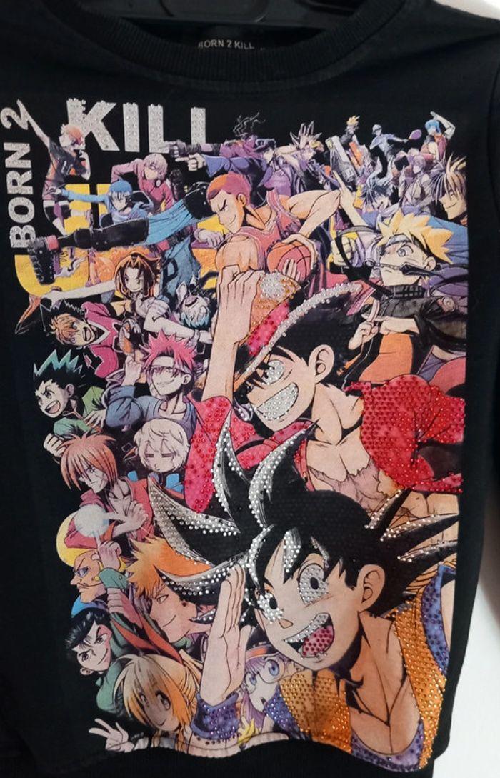 Pull motif Manga taille 6 ans - photo numéro 3