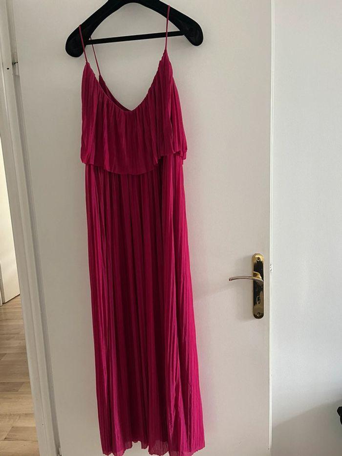 Robe longue fushia mango - photo numéro 3