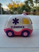 Tut tut bolide Clémence ambulance rose