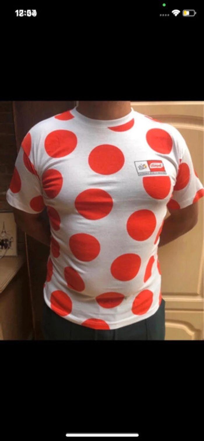 Maillot meilleur grimpeur à pois neuf taille l - photo numéro 1