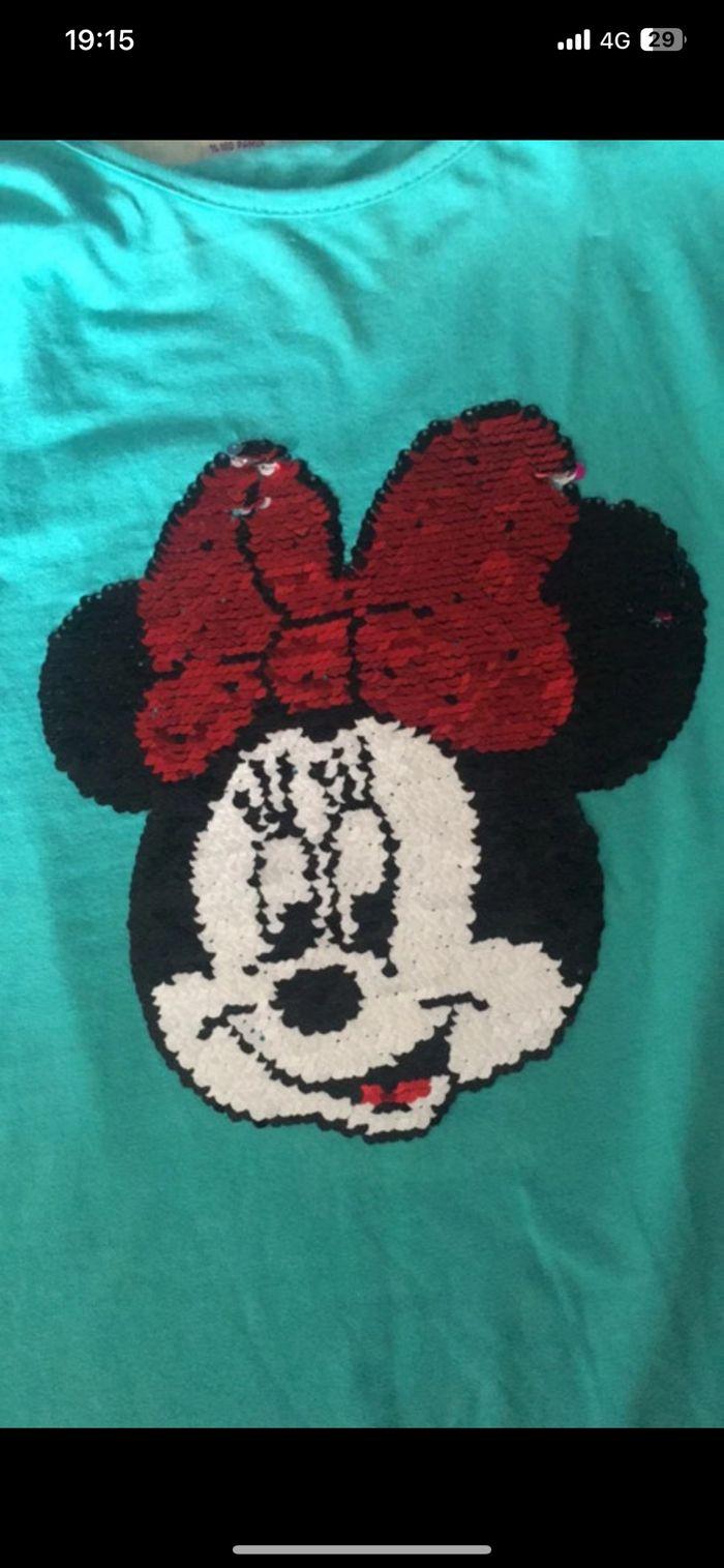 TeeShirt Minnie 10 ans paillette - photo numéro 1