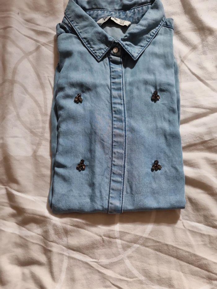 Chemise bleue stradivarius - photo numéro 1