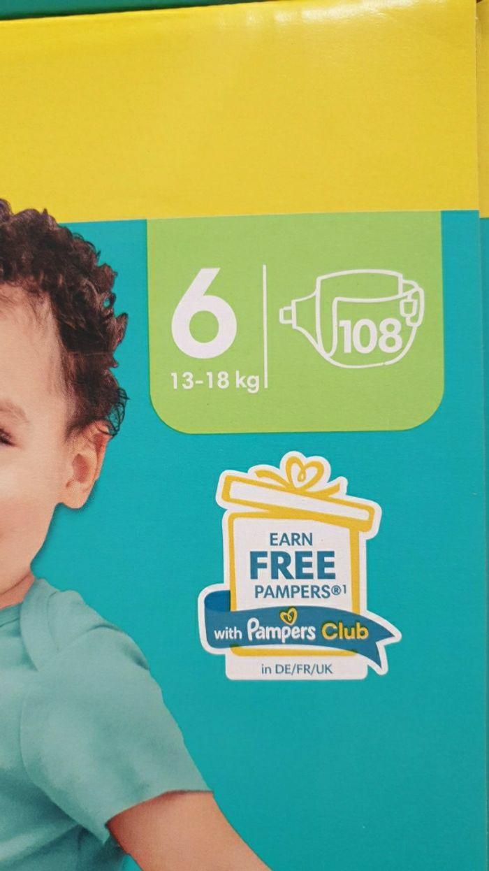 Couche pampers taille 6 - photo numéro 2