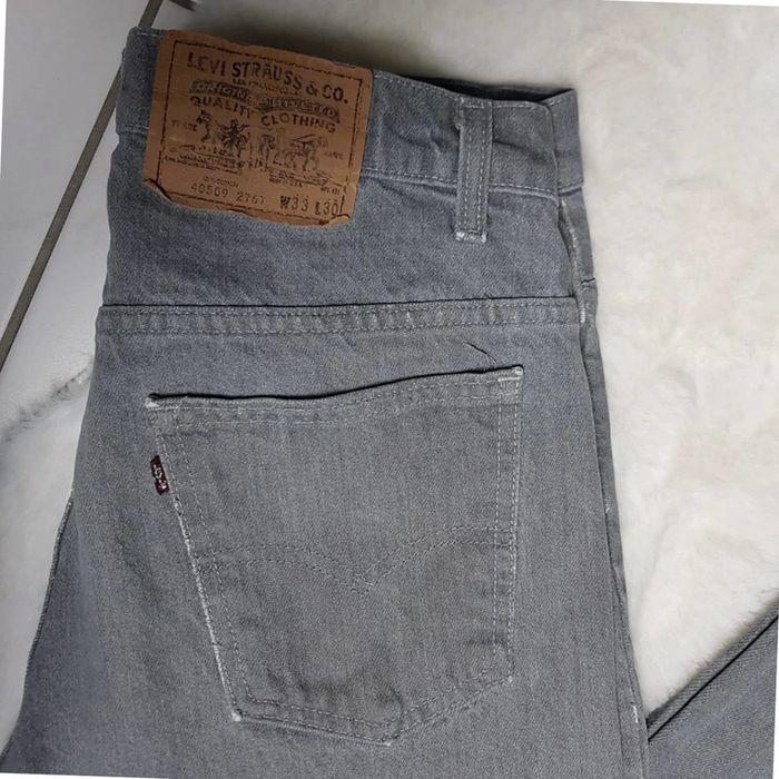 Jean Levi's Vintage W33 L30 Gris Made in USA - photo numéro 5