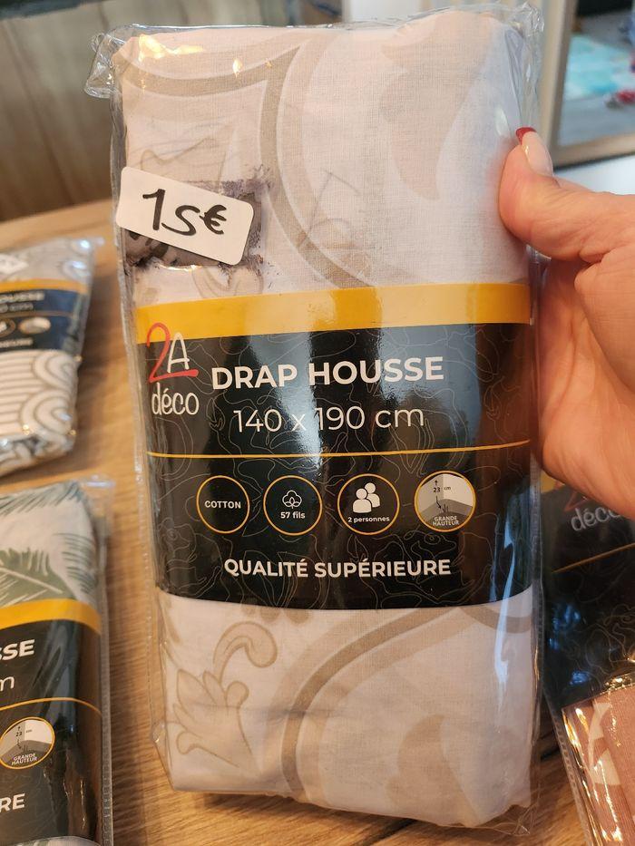 Drap housse 2 personne - photo numéro 6