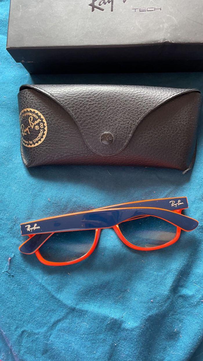 Lunette de soleil Ray ban Wayfarer orange et bleu - photo numéro 3