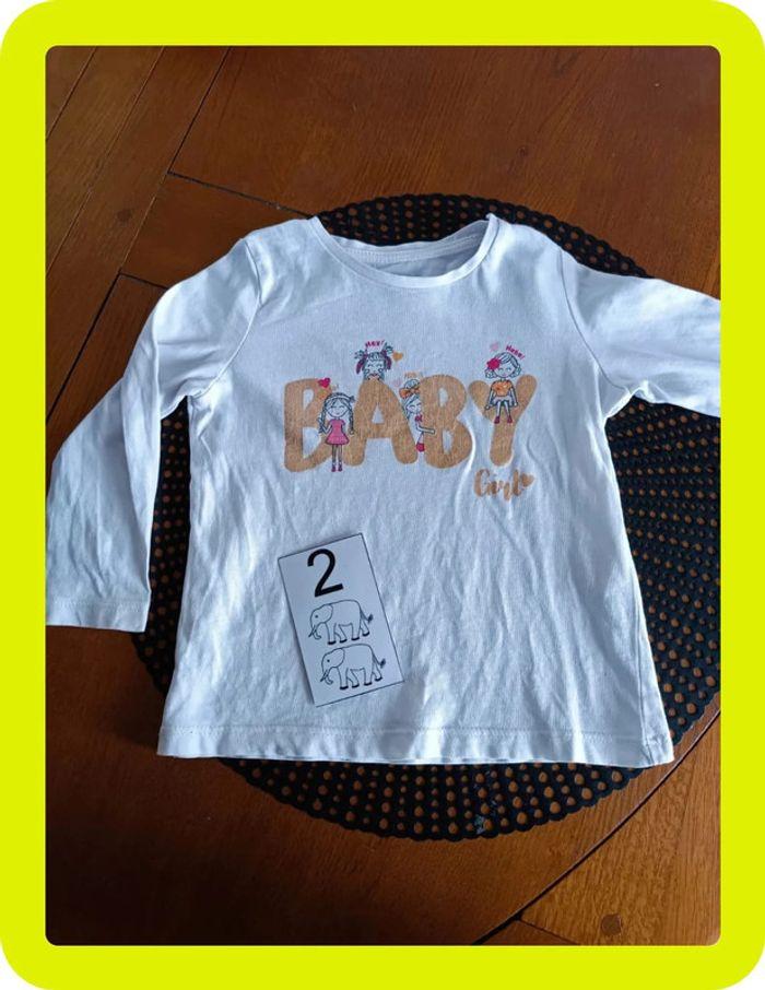 Tee shirt manche longue 2 ans - photo numéro 1