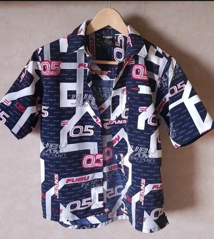 Chemise manches courtes enfant Fubu vintage US - photo numéro 1