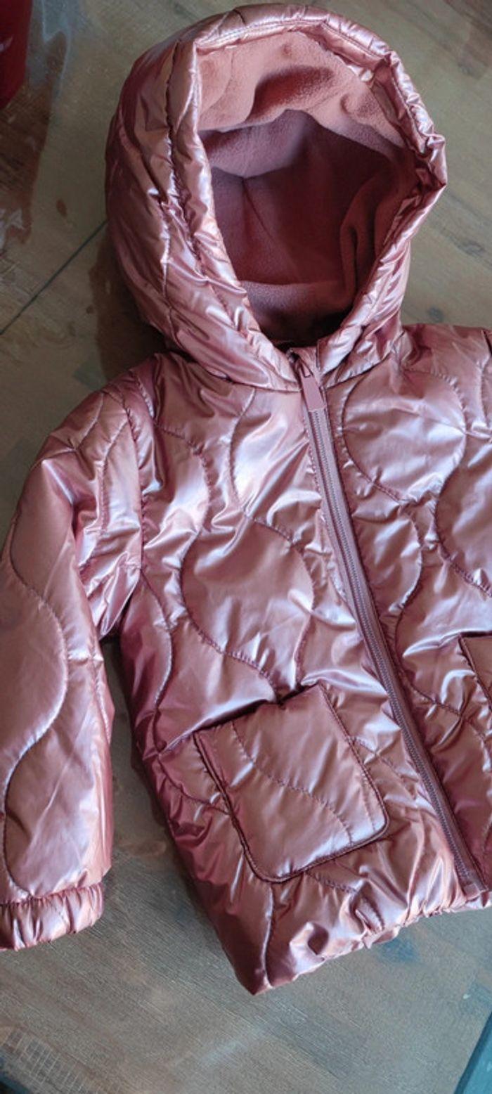 Blouson girly rose brillant 24 mois - photo numéro 1