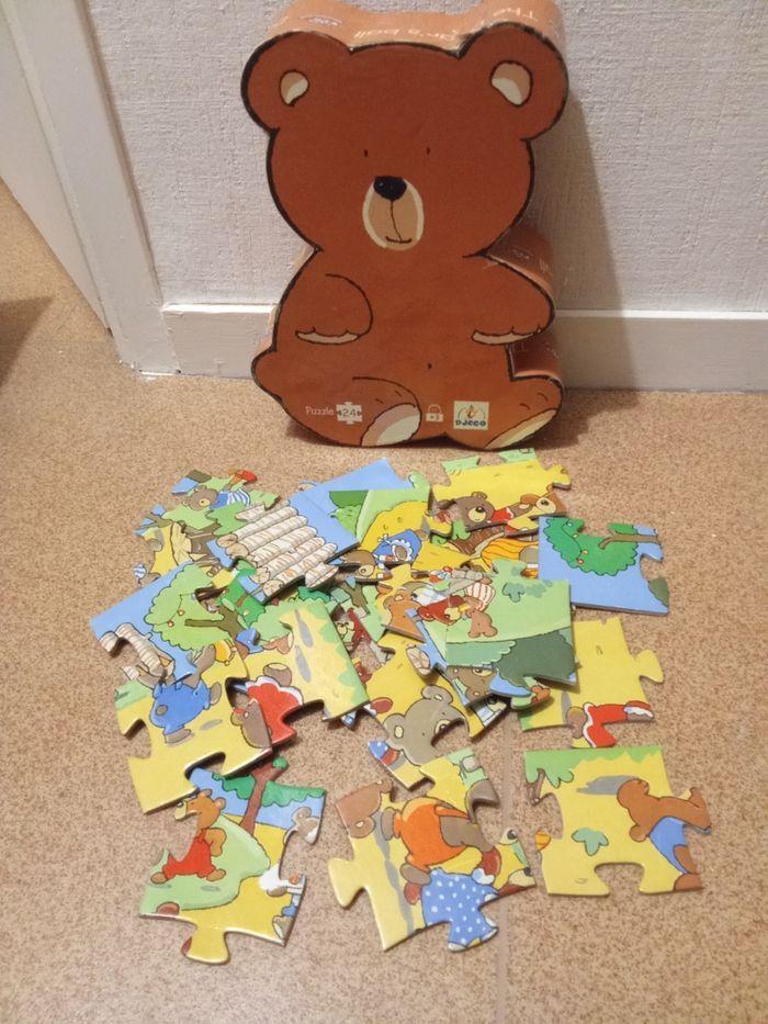 Puzzle boîte Djeco 24 pièces, dès 3 ans, jeu, jouet , grandes pièces - photo numéro 1