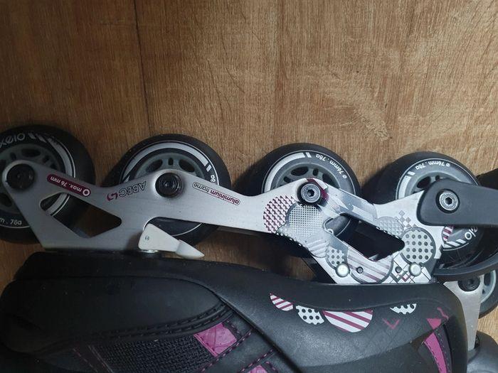 Rollers en ligne Oxelo ABEC 5 taille réglable - photo numéro 8