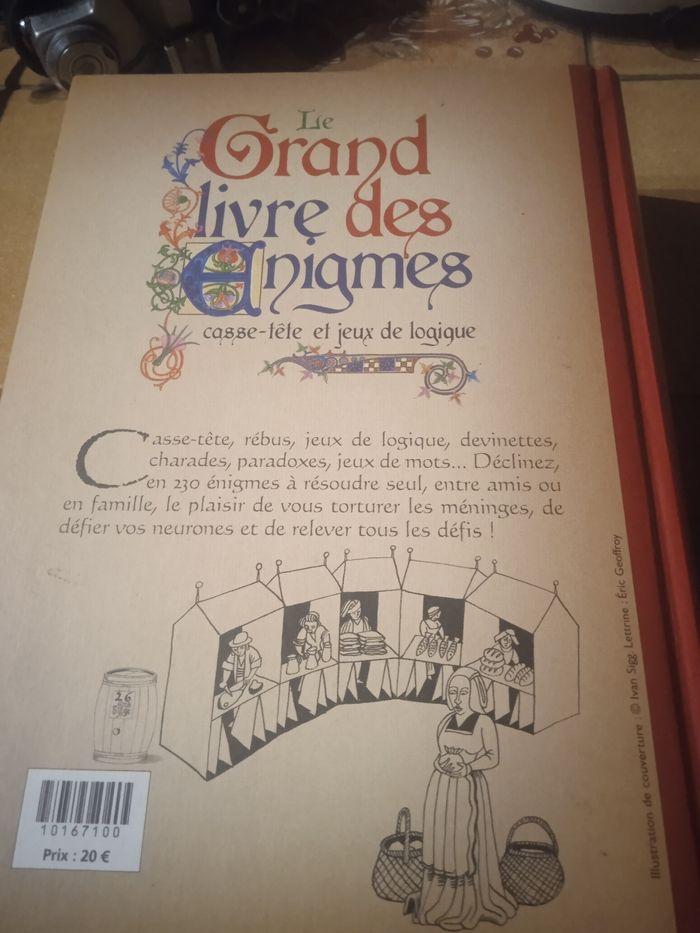 Le grand livre des énigmes,casse - tête et jeux de logique - photo numéro 2