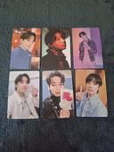 Lot 6 cartes jung kook