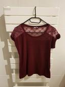 Tee shirt Bordeaux