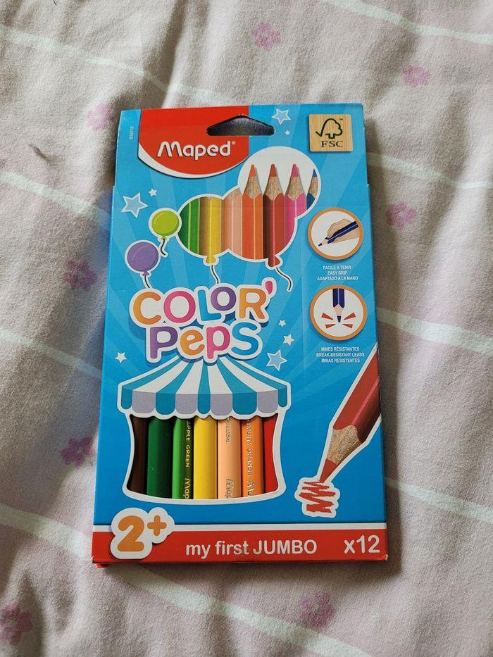 gros crayons de couleur maped (4e) - photo numéro 1