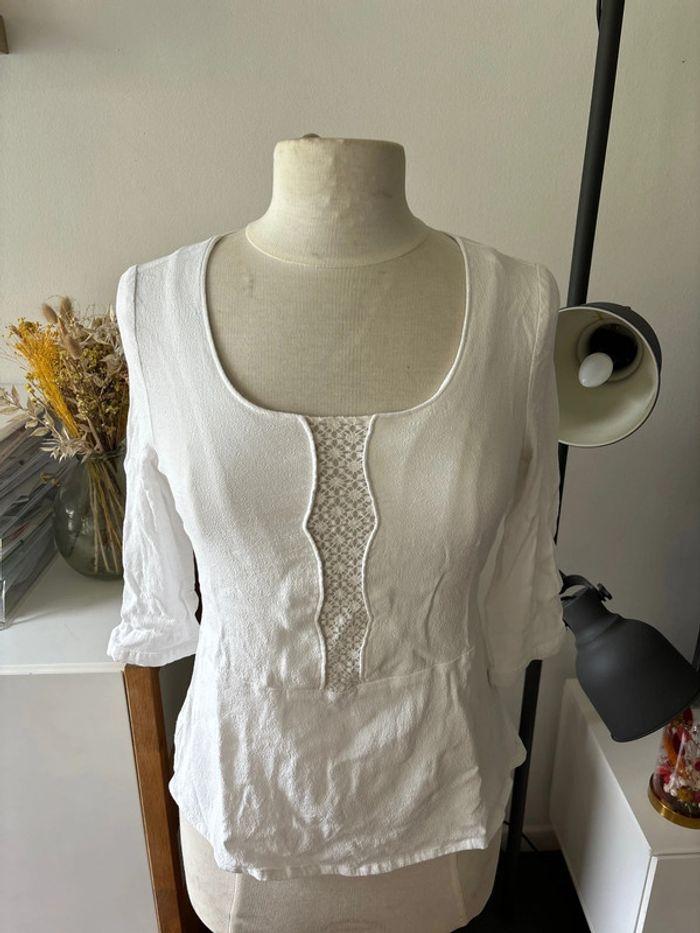 Blouse blanche Sud Express - photo numéro 1