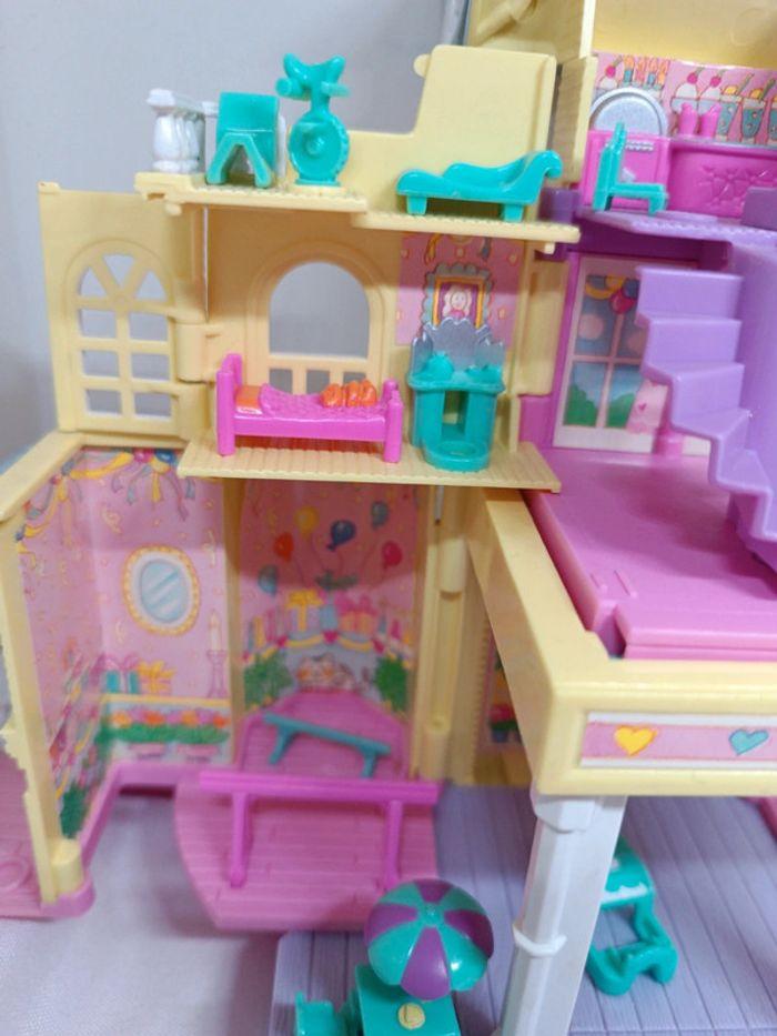 Polly pocket bluebird grande maison jaune yellow clubhouse house accessoires danse dépliable - photo numéro 14