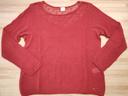 Pull fin 100% lin rouge brique des petits hauts t.4