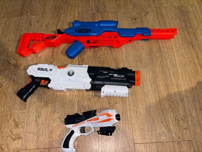 Lot de 3 pistolet nerf - photo numéro 1