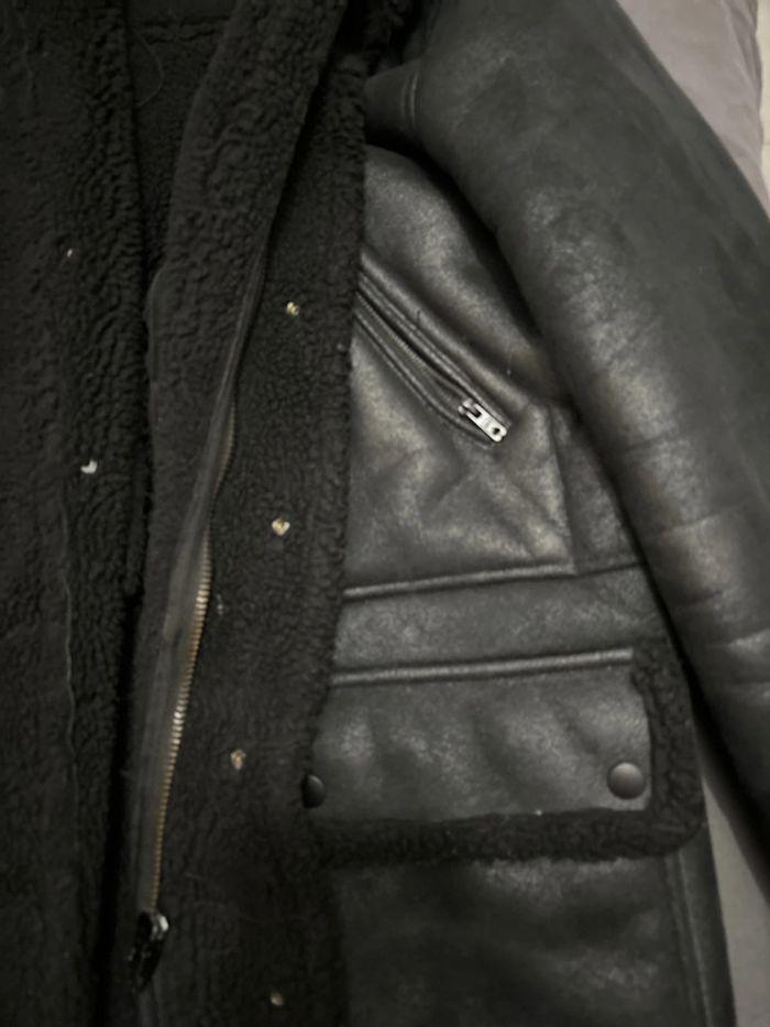 Manteau noir asos taille l - photo numéro 3