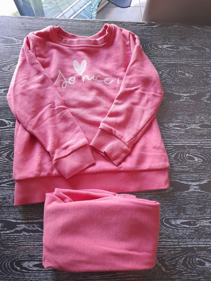 Enssemble   de jogging  fille rose