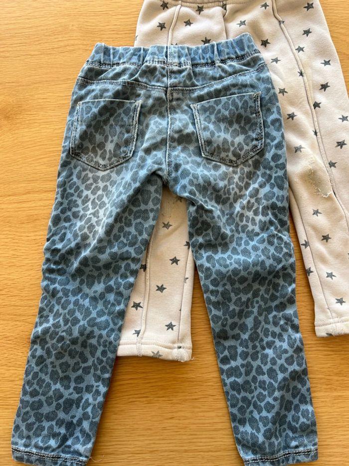 Lot deux jegging jean  legging 3 ans f1 - photo numéro 7