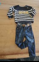 Ensemble jeans pull