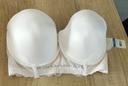 Soutien-gorge bandeau coques crème beige taille 90G Parfait