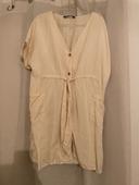 Robe beige Zara