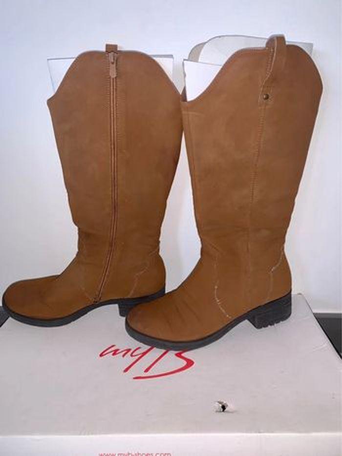 Bottes camel taille 41 - photo numéro 3