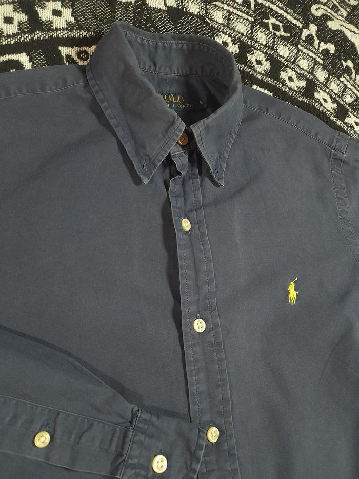 Chemise Unie Bleue Ralph Lauren - photo numéro 4