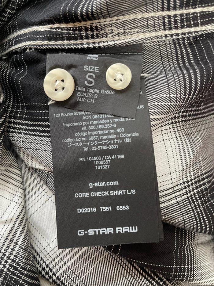 Chemise a carreaux G-Star taille S - photo numéro 9