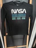 👦 tee-shirt garçon manches longues taille xxs NASA.