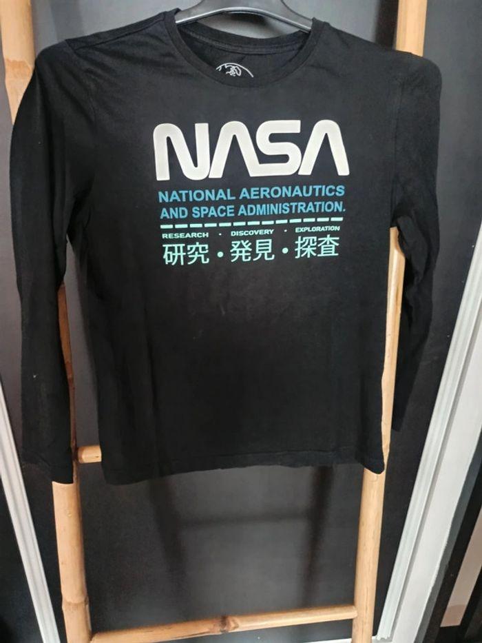 👦 tee-shirt garçon manches longues taille xxs NASA. - photo numéro 1