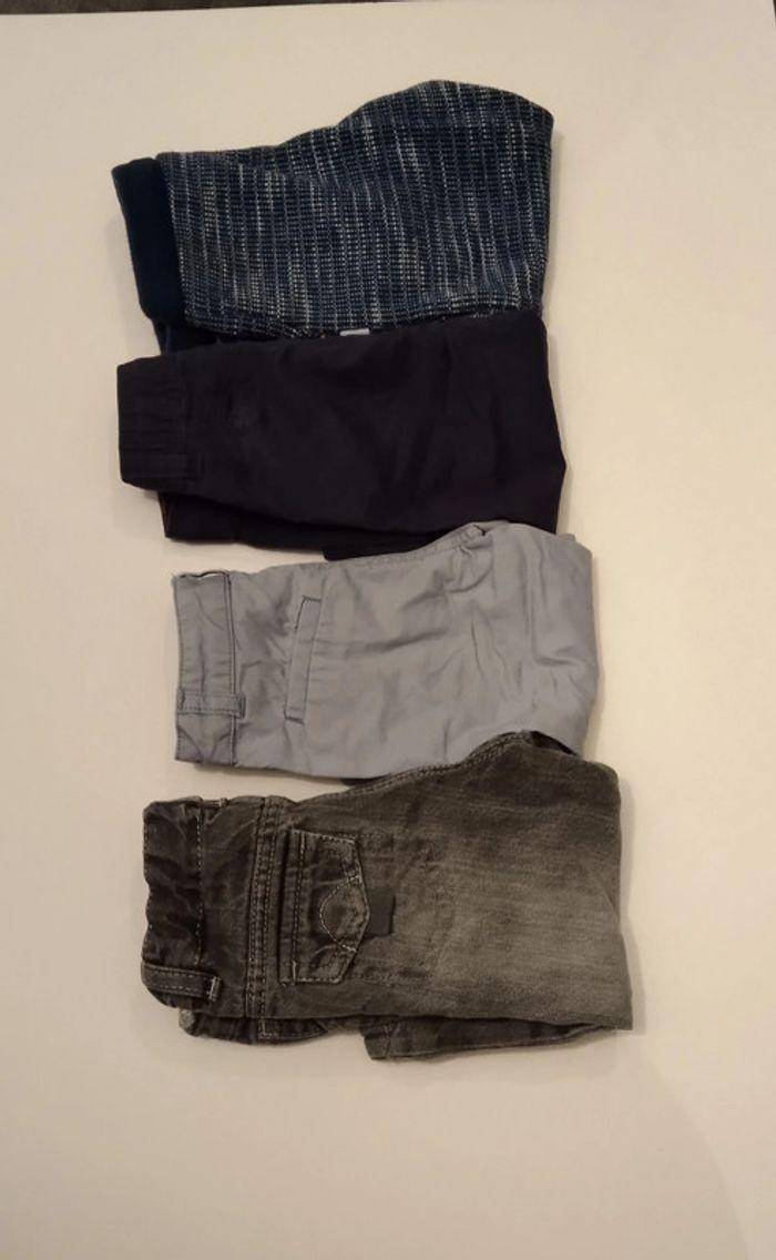 lot de 4 pantalons 6 mois - photo numéro 1