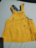 Robe salopette jaune