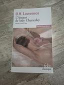 Livre l'amant de Lady chatterley