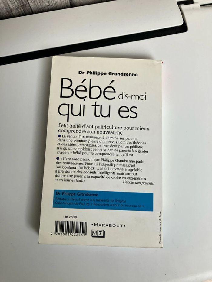 Livre « Bébé dis-moi qui tu es » de Dr Philippe Grandsenne - photo numéro 2