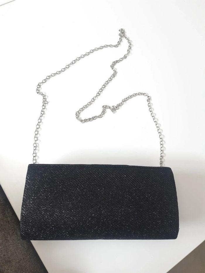 Pochette noire pailletée - photo numéro 3