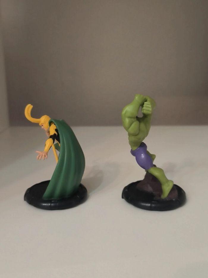 Lot 2 figurines Marvel Hulk et loky - photo numéro 2