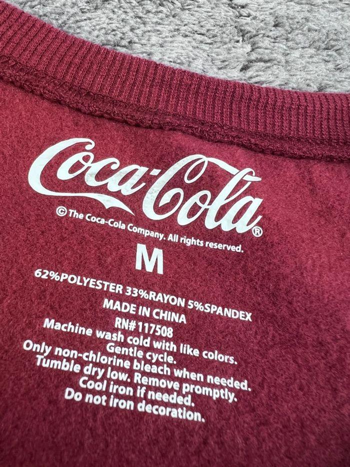 👕 Sweat 90’s Vintage Coca Cola Bordeaux Taille M 👕 - photo numéro 8