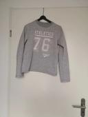 Sweat gris taille 12 ans