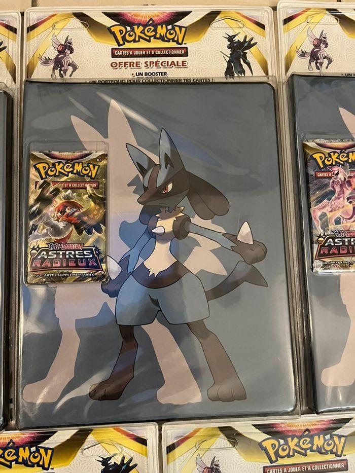 Porte folio + booster Pokémon astres radieux lucario - photo numéro 5