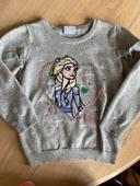 Pull reine des neiges 3/4 ans