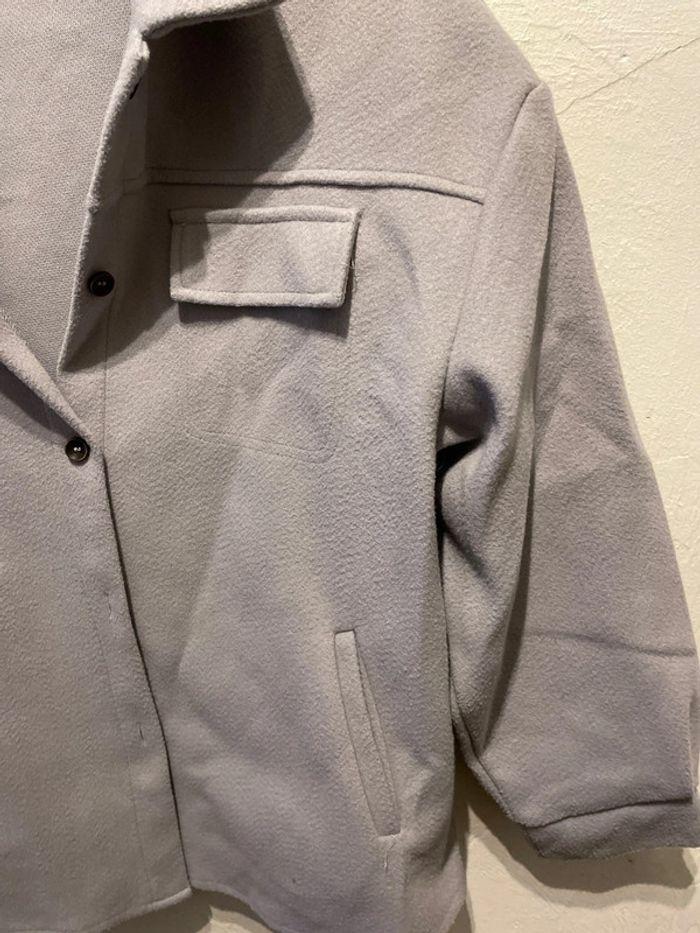 Manteau gris taille L - photo numéro 2