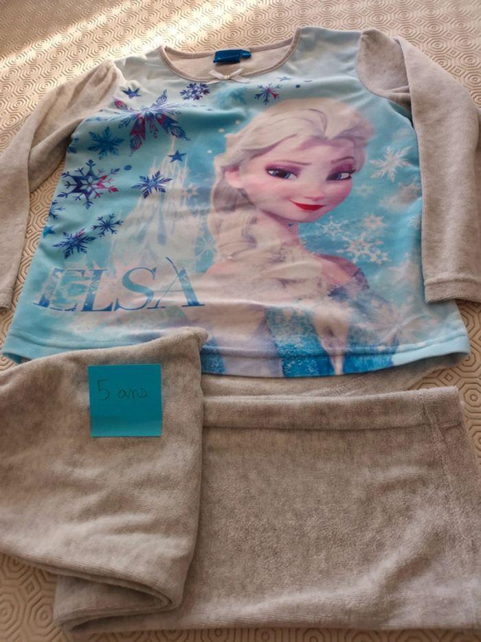 Pyjama 5 ans disney reine des neiges - photo numéro 4