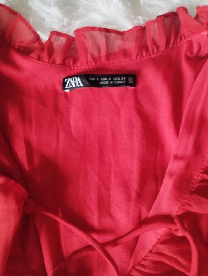 Robe rouge Zara - photo numéro 2