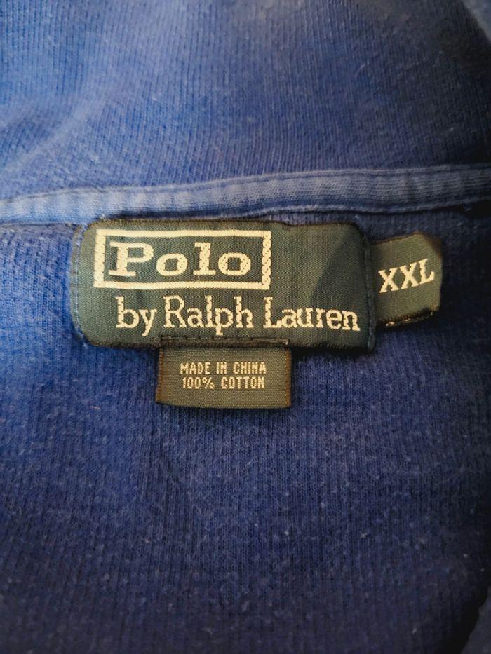 Sweat Full zip POLO Ralph Lauren Taille 2XL logo brodé - photo numéro 4